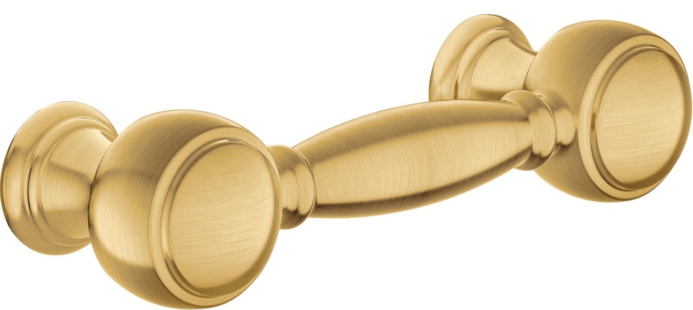 Moen YB8407 Weymouth 3 Inch Center to Center Handle Cabinet Pull - Brushed Gold