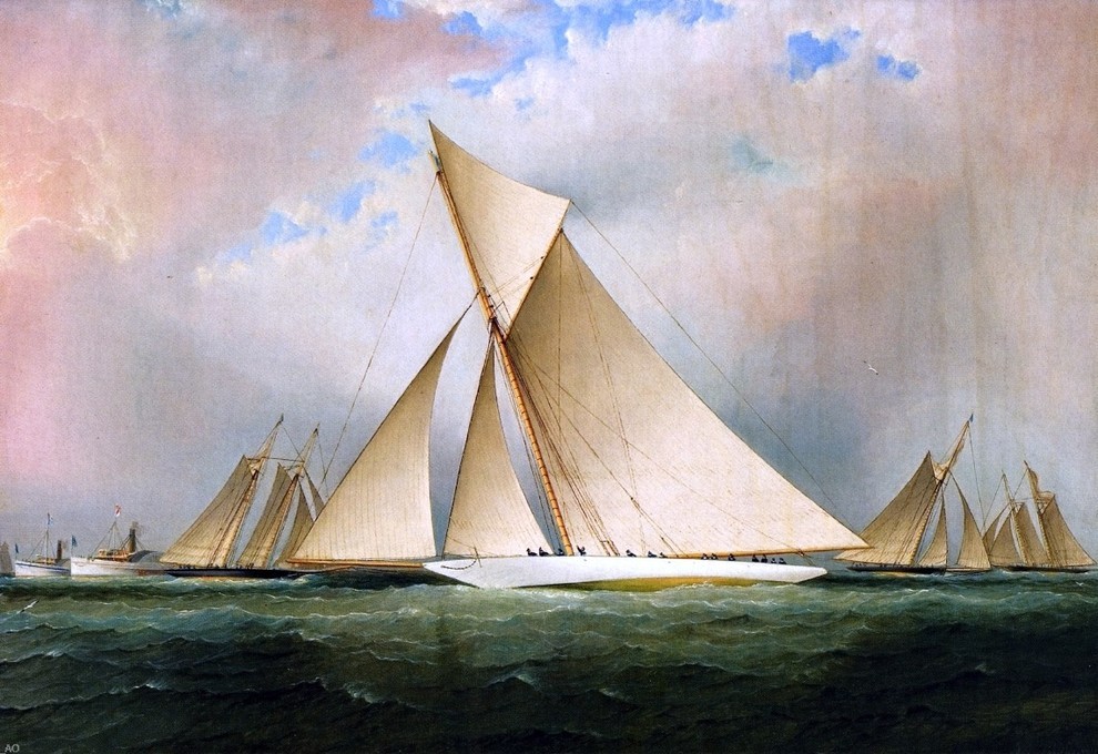 James E Buttersworth America's Cup Yacht VIGILANT, 1893 Print