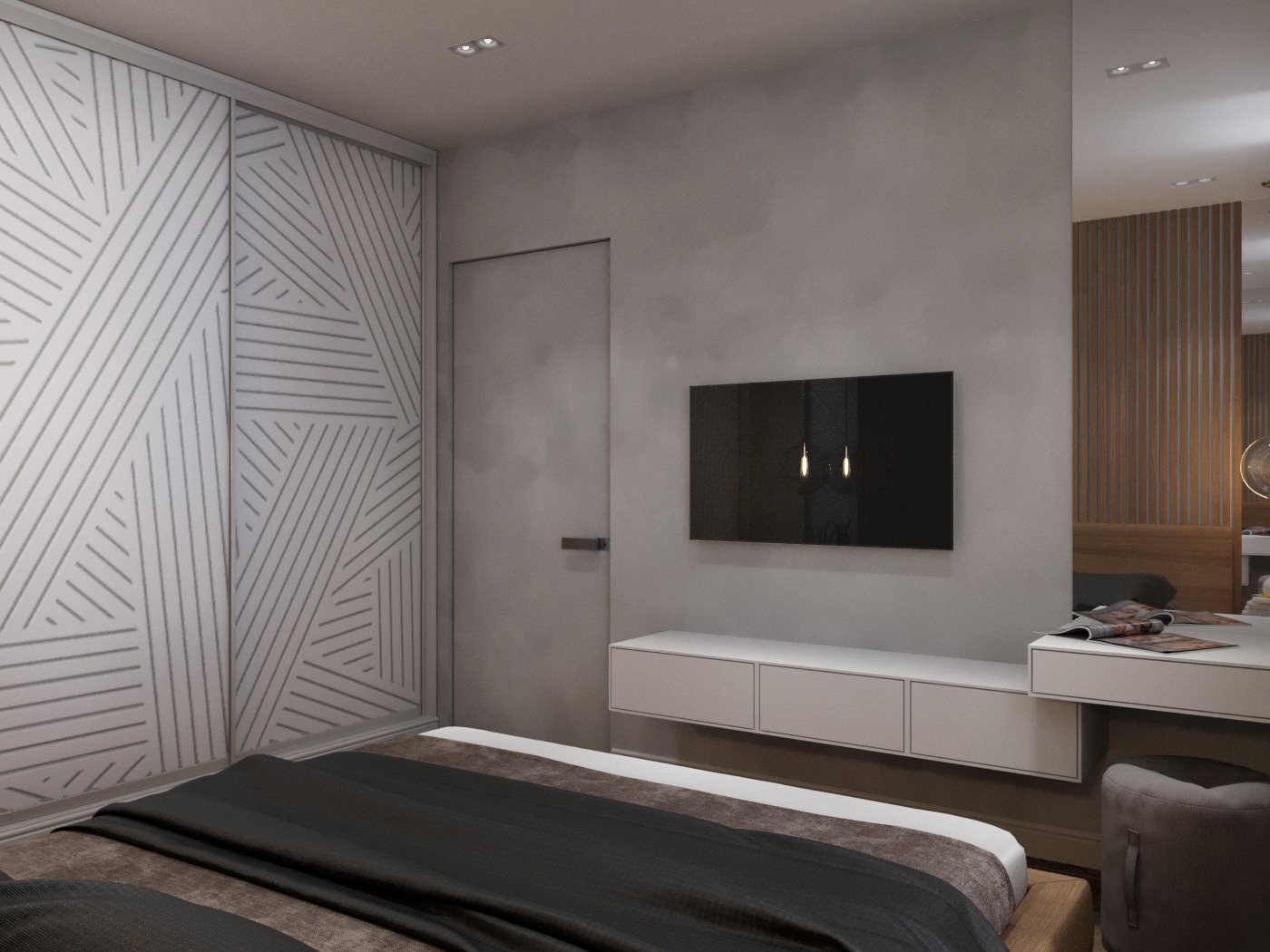 Визуализация спальни