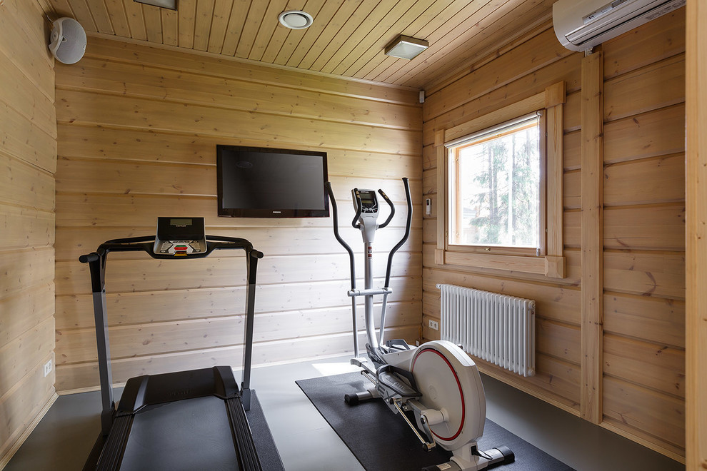 Загородный частный бассейн в поселке Медное озеро