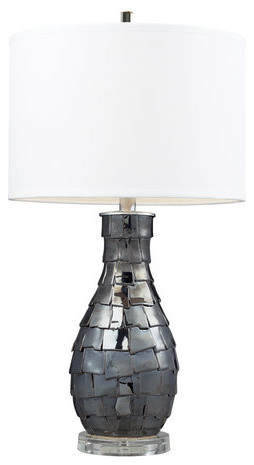 Dimond Lighting D2263 Cooper Single-Light Table Lamp, in Navy Pearl Finish