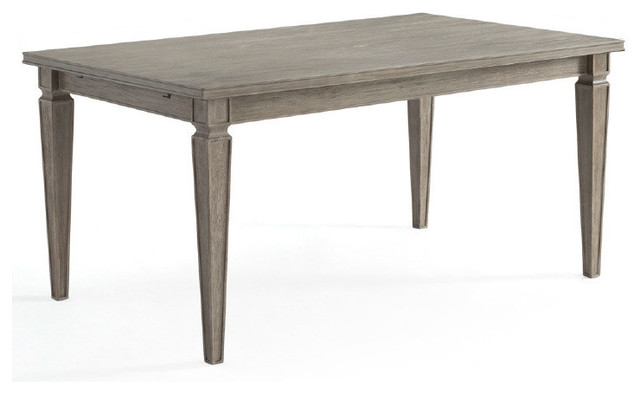 Bassett Mirror Bellamy Rectangle Table In Ash Grey Finish Transitional Dining Tables By Bassett Mirror Co