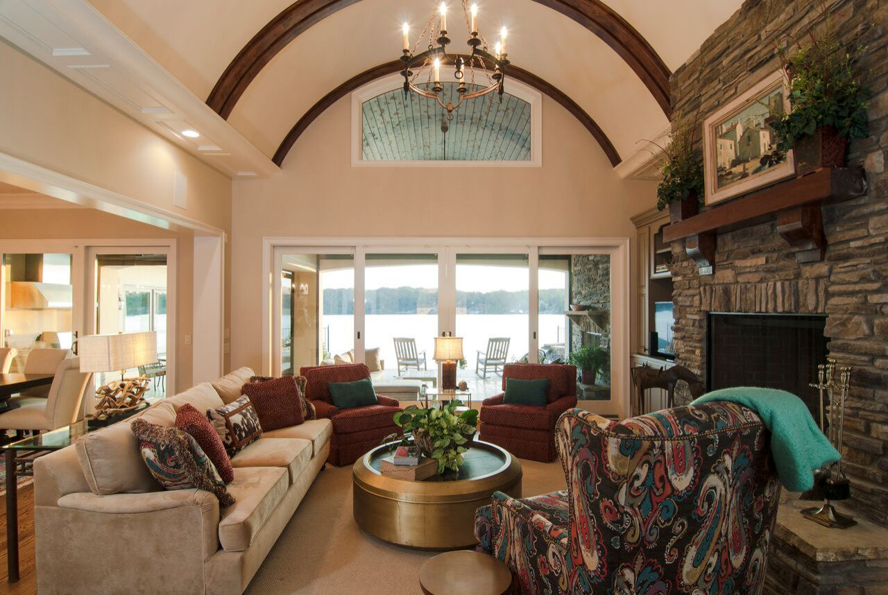 Mediterranean Lake Norman Home