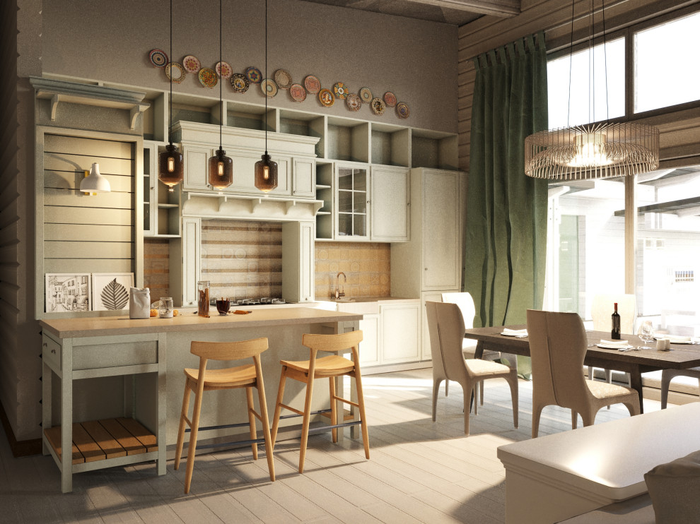 Интерьеры жилого дома в Новосибирске