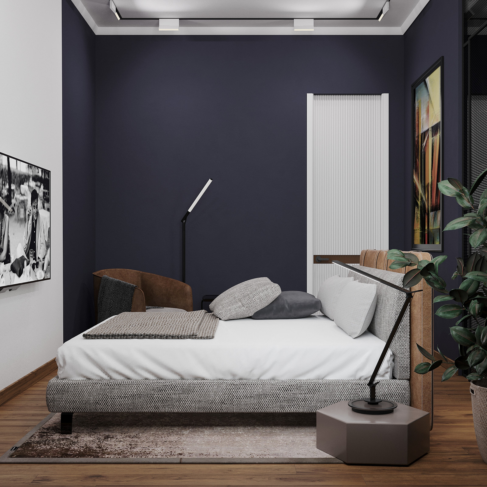 Спальня + Гардероб l Комсомольский проспект