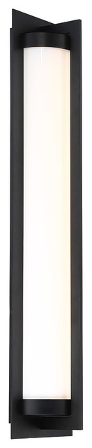 Oberon 26" LED Outdoor Wall Light 3000K, Black