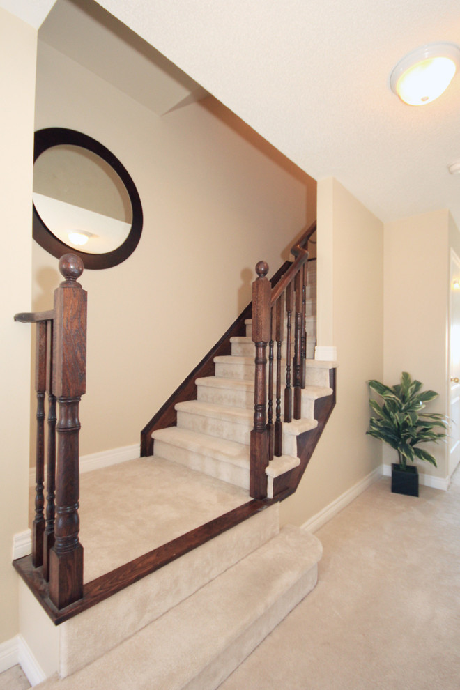 Transitional home design photo in Toronto