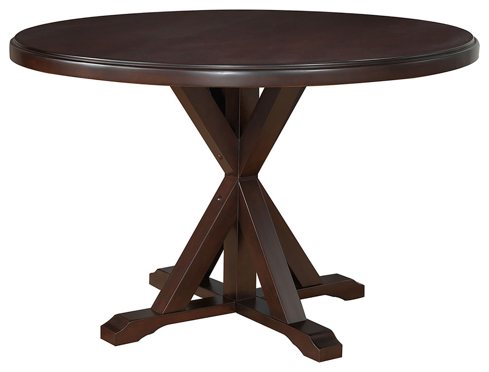 Rembrandt X Base Dining Table Transitional Dining Tables by Carolina Living Houzz