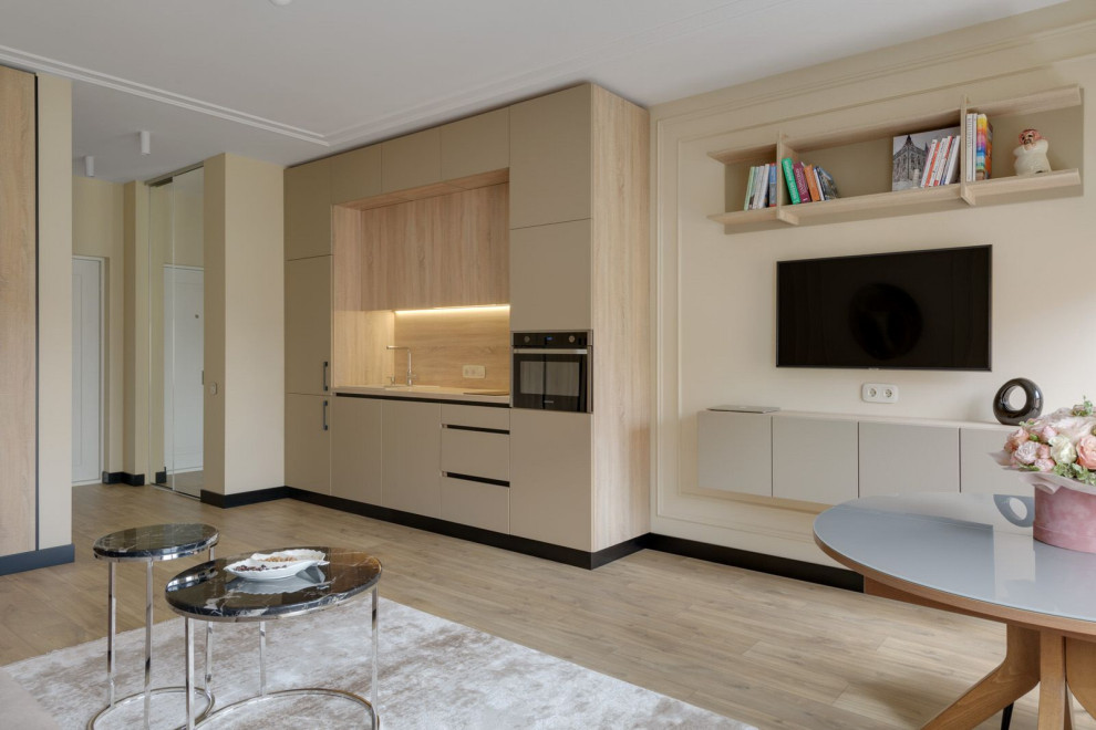 Ремонт квартиры в современном стиле на Рязанском проспекте в Москве