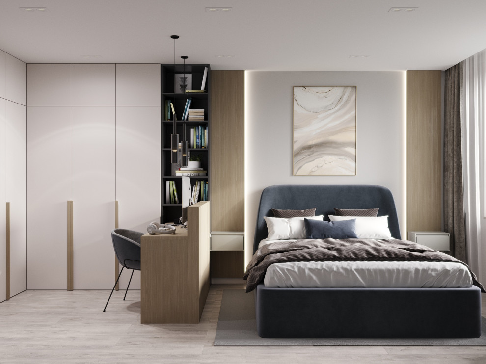 Проект 1-комн.квартиры в ЖК Авиатор, г.Санкт-Петербург, 2021г.