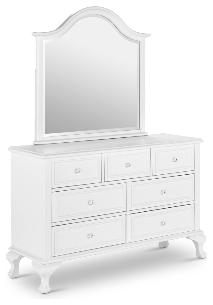 Jenna Dresser and Mirror Combo Traditional Dressers by HedgeApple