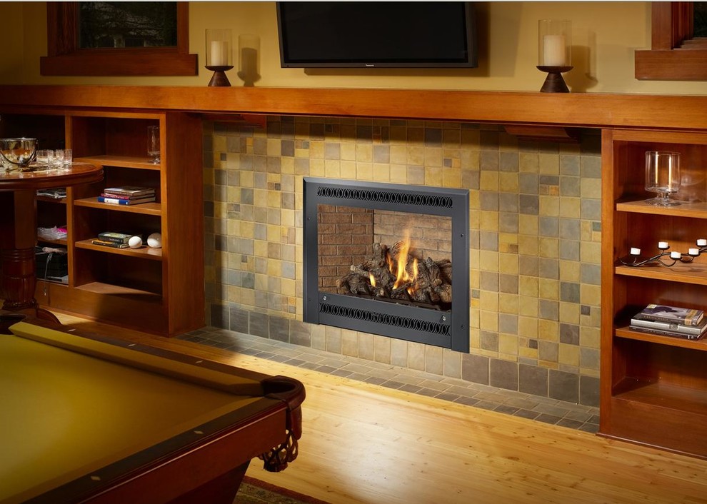 Home design - transitional home design idea in New York