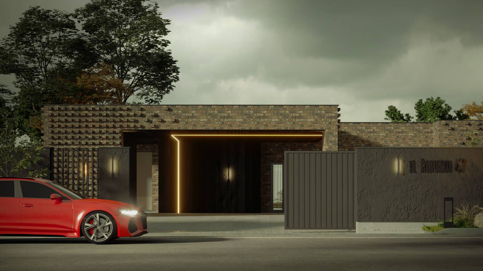 Экстерьер, Архитектура частного дома 240 м2.