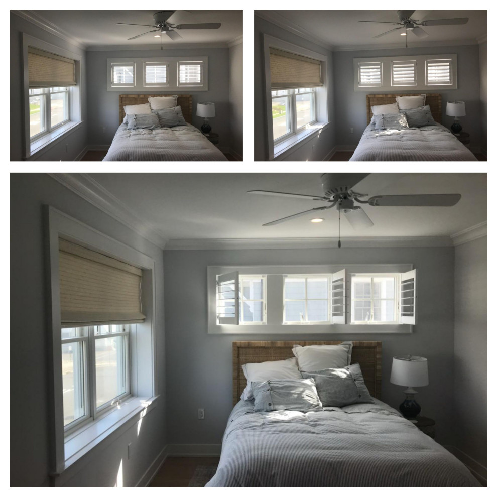 Plantation Shutters with other window treatments