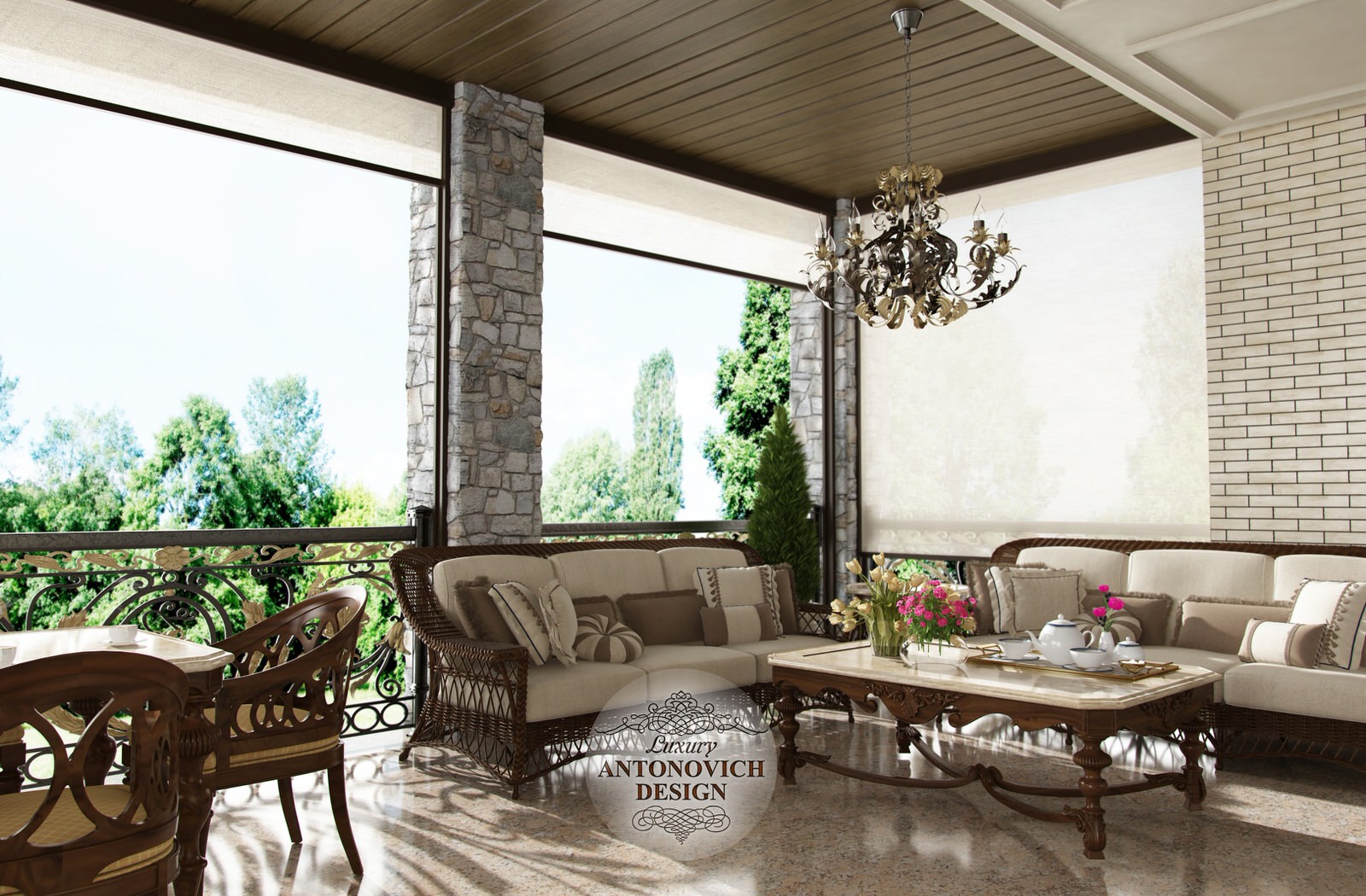 Дизайн террасы