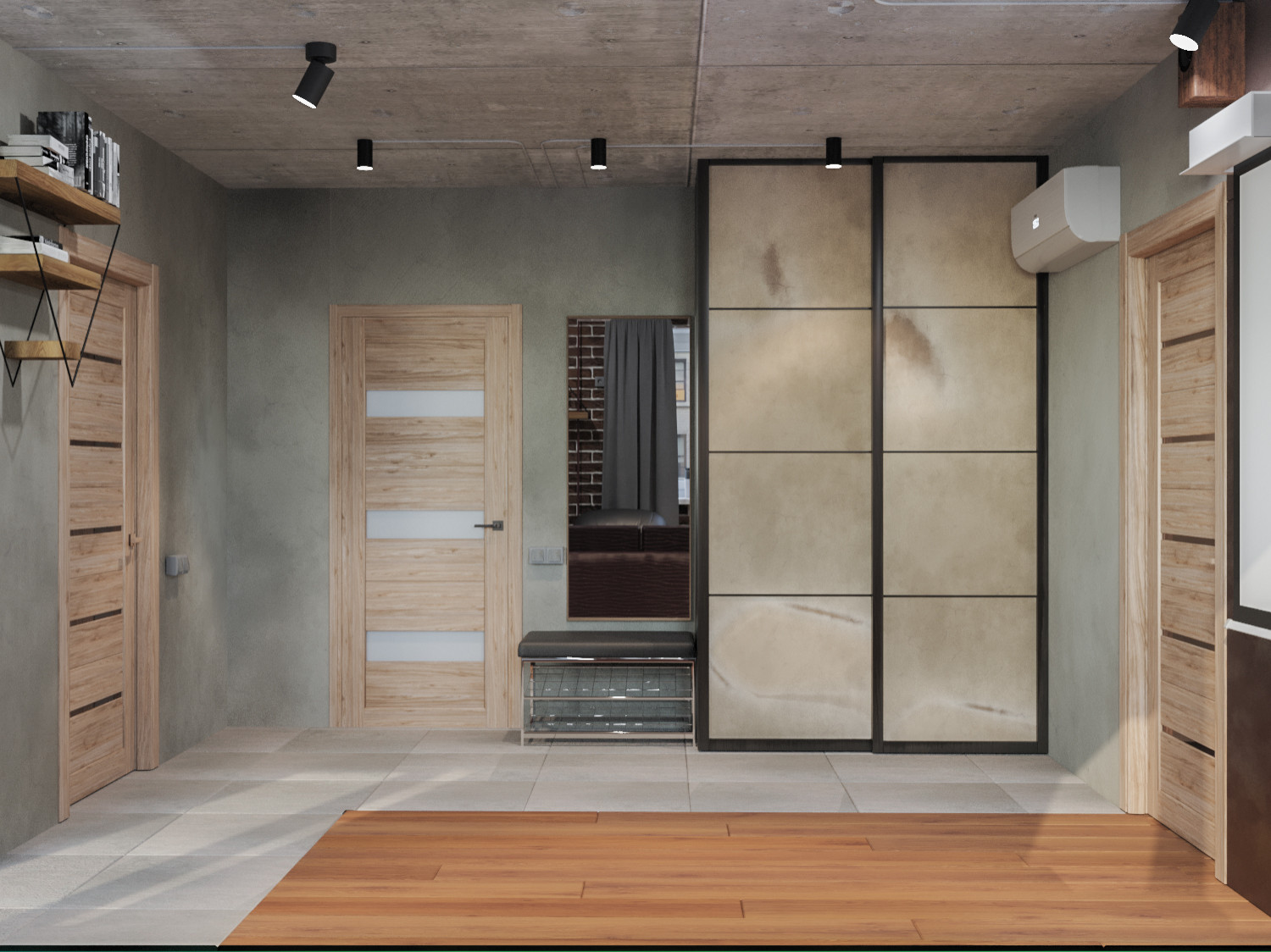 Квартира в стиле лофт