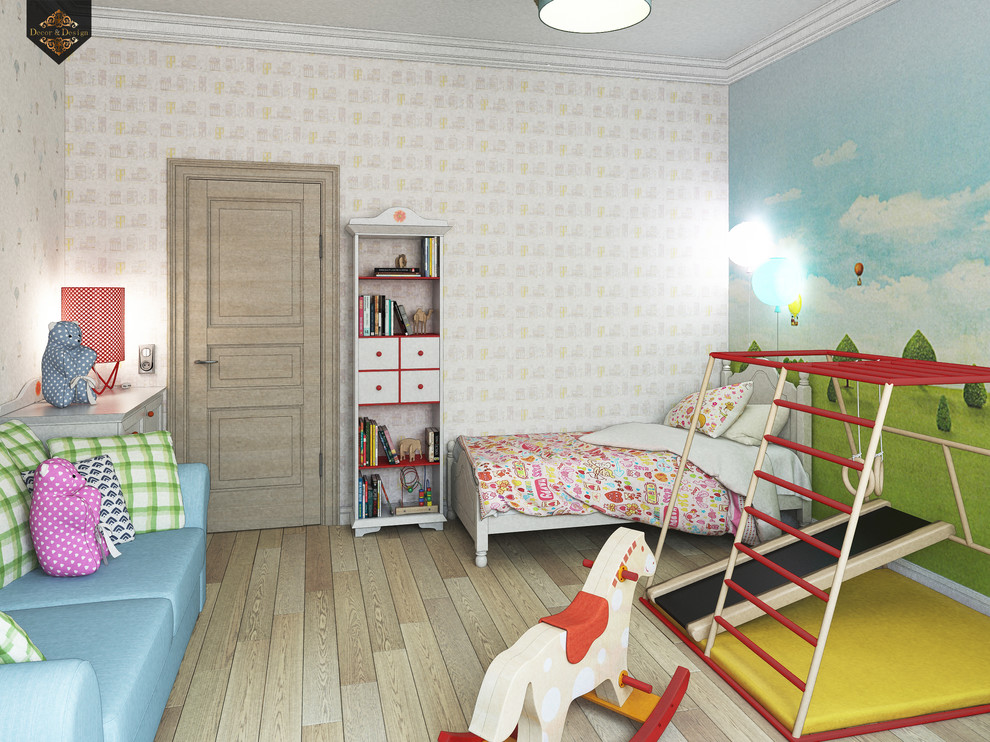 "Фьюжн в интерьере"трехкомнатная квартира в Казани по ул. Муштари