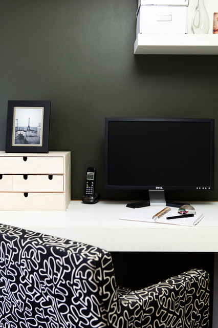 The Small Surburban House eclectic-home-office
