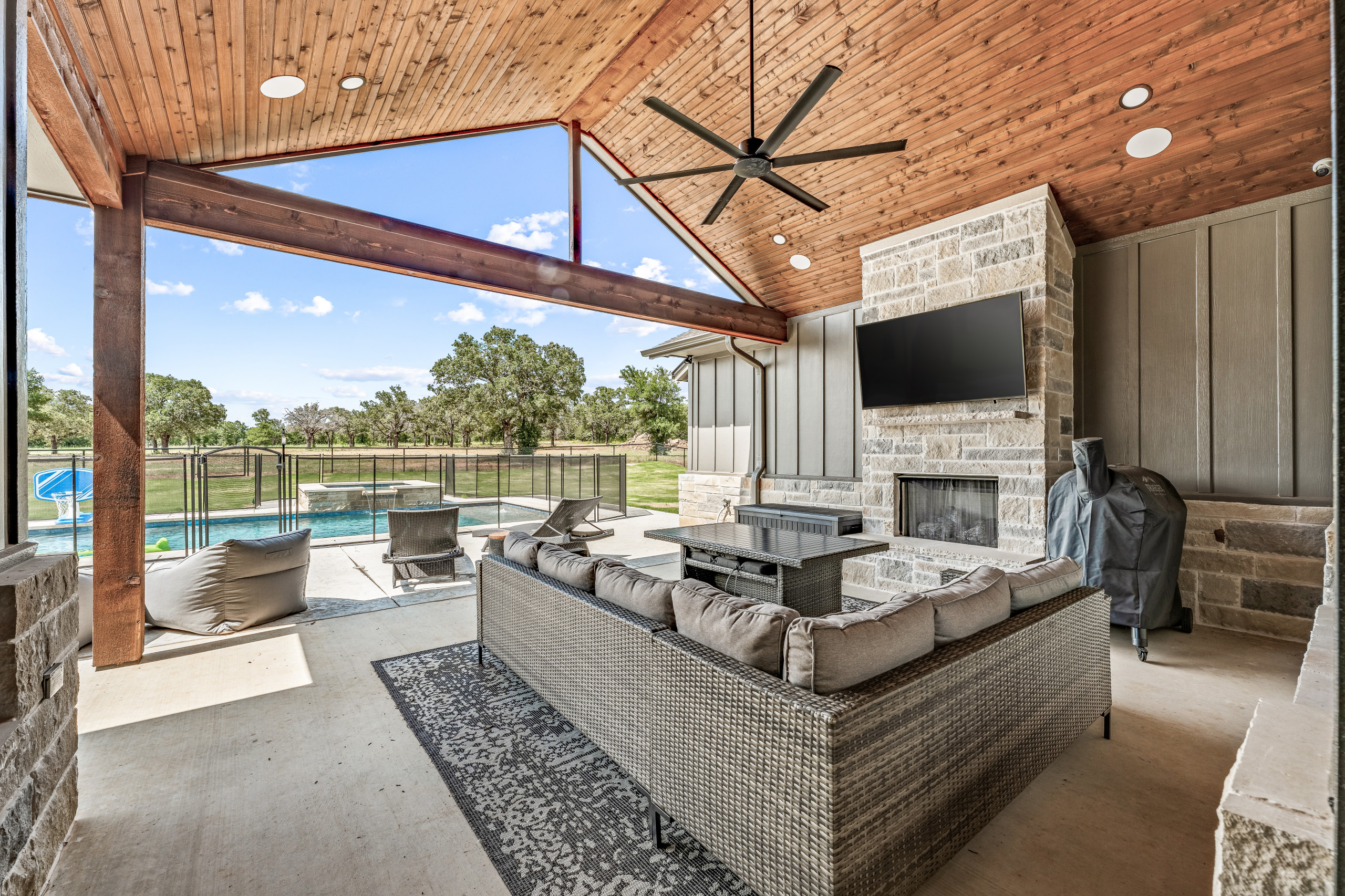 Rear Patio