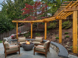 Transitional Patio by Urban Oasis Design & Construction LLC