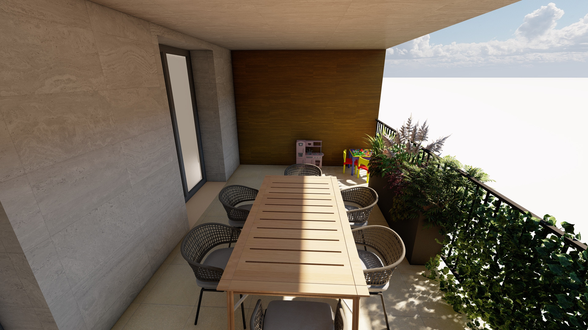 Una stanza all'aperto