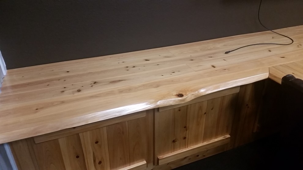 Cypress conference table & credenza