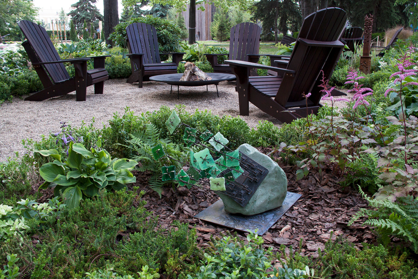 Выставочный сад "Магический круг" на Moscow Flower Show 2019