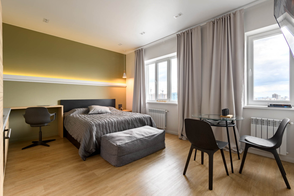 Студия 29 м2 по принципу гостиничного номера_вид