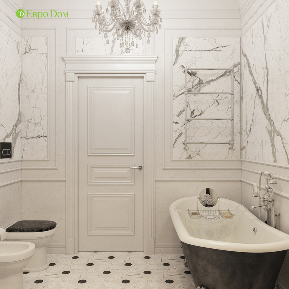 Дизайн трехкомнатной квартиры 120 кв. м в классическом стиле. Фото проекта