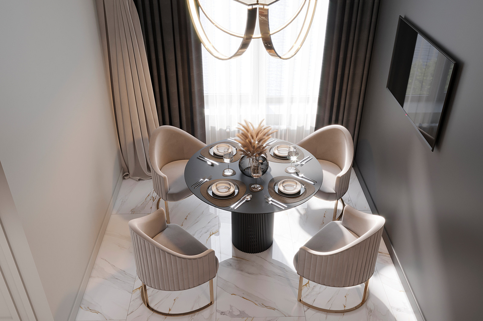 Дизайн-проект квартиры в КД «Дом Философа» 108 кв.м