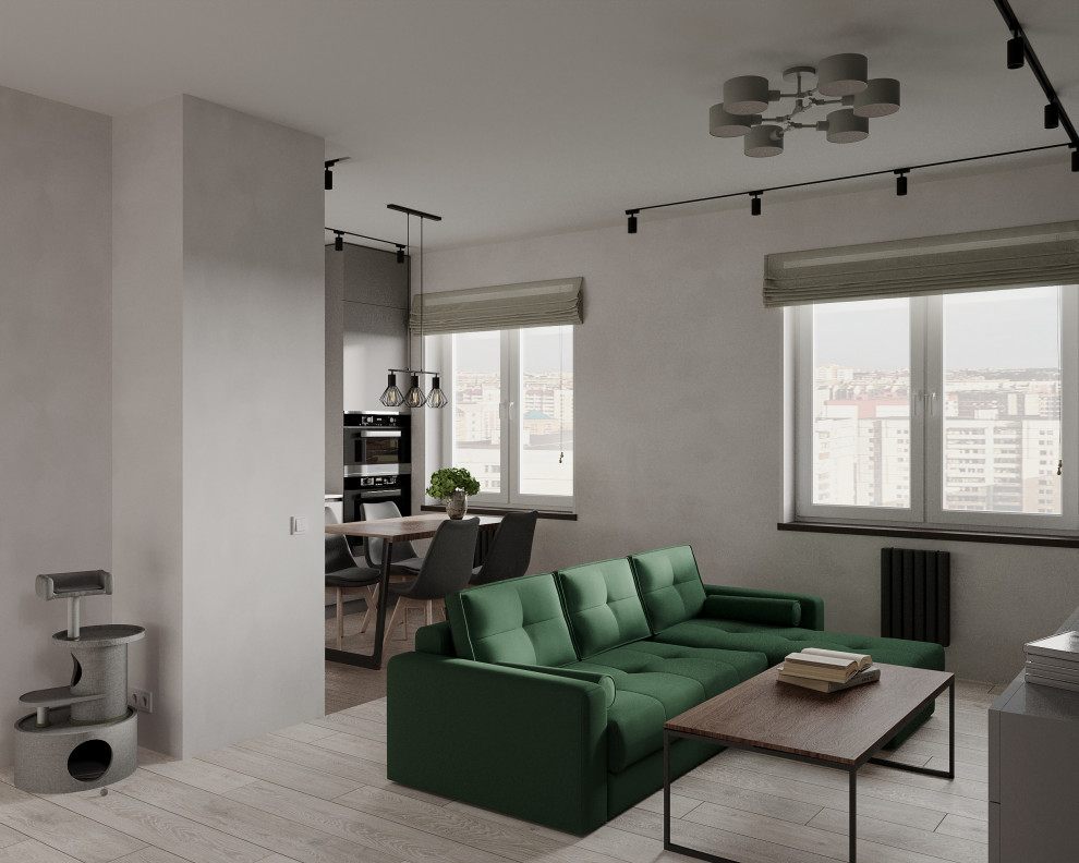 Квартира 66 м² с кабинетом на ул. Симонова