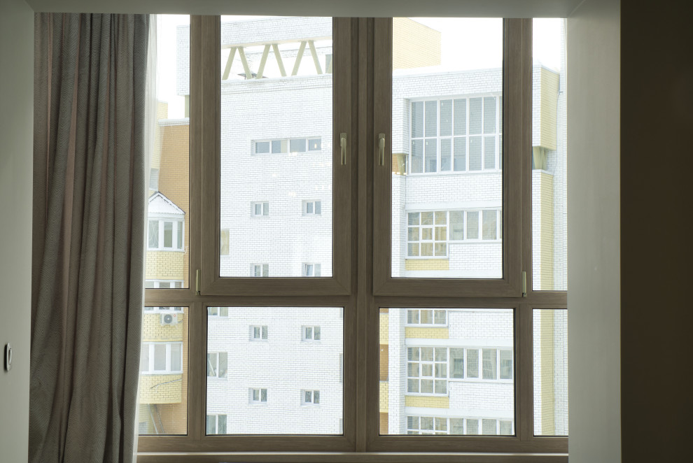 Окна с текстурой под дерево