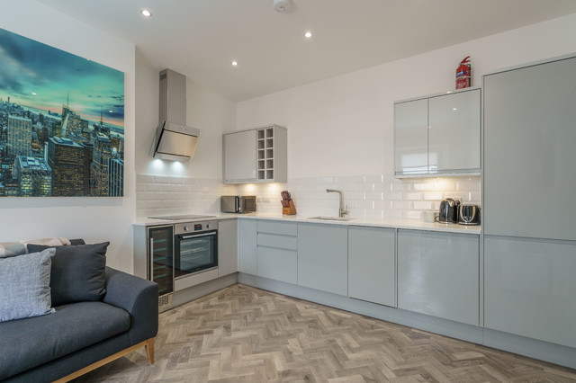 Edinburgh flat refurbishment trendy-koekken