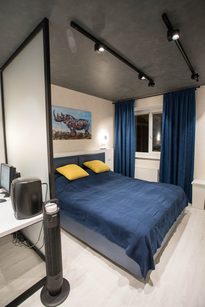 Реализованный проект евродвушки с элементами стиля Лофт