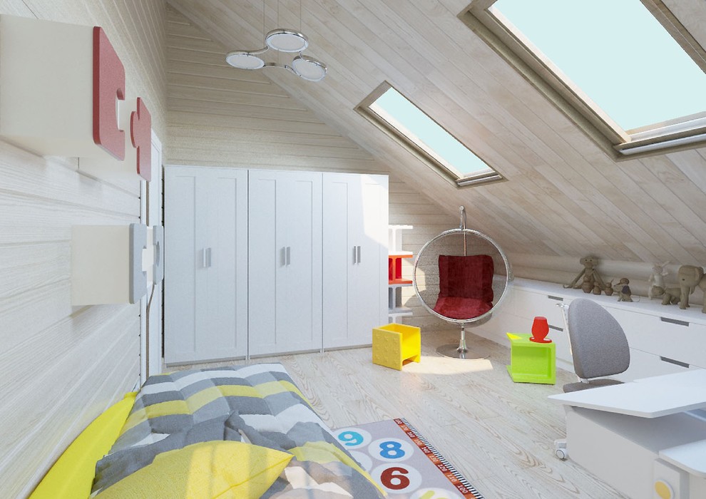 Дизайн деревянного дома в современном стиле, г. Воскресенск Московской области