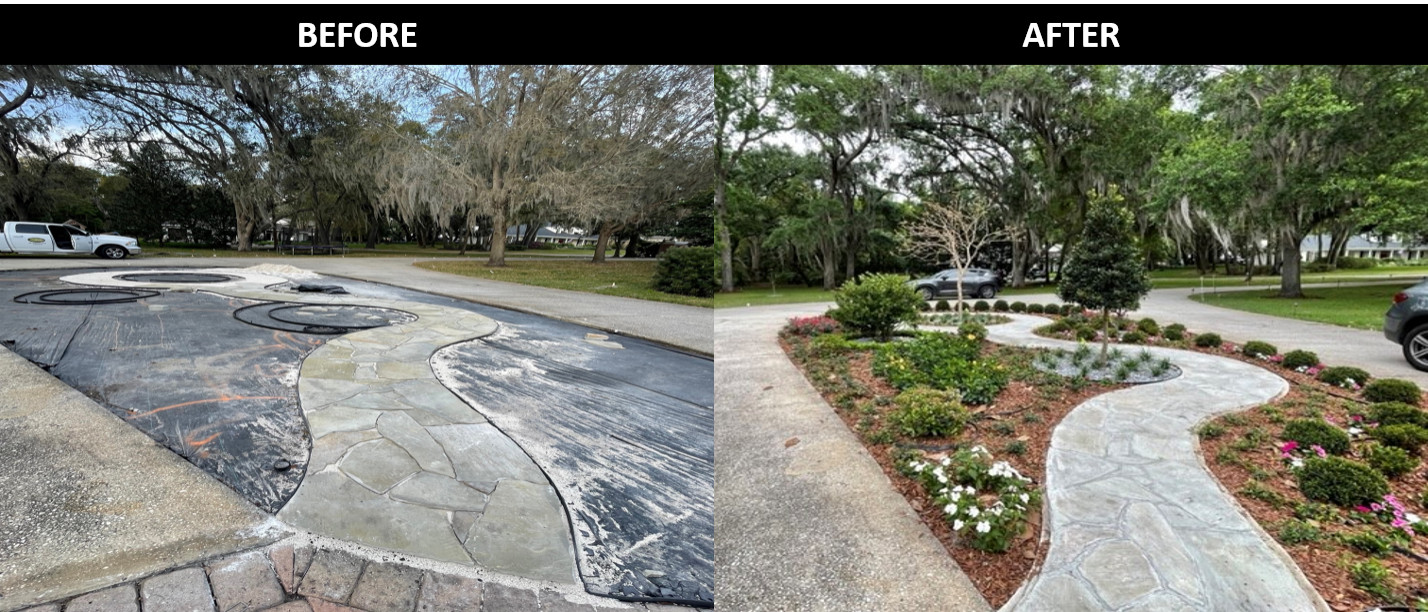 Inspiration for a traditional landscaping in Orlando.