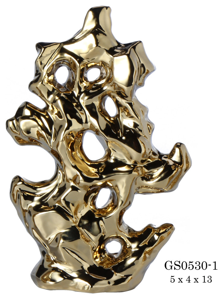 Aratus Nebula Porcelain Figurine Polished Chrome Finish Aratus Nebula Porcelain Figurine
