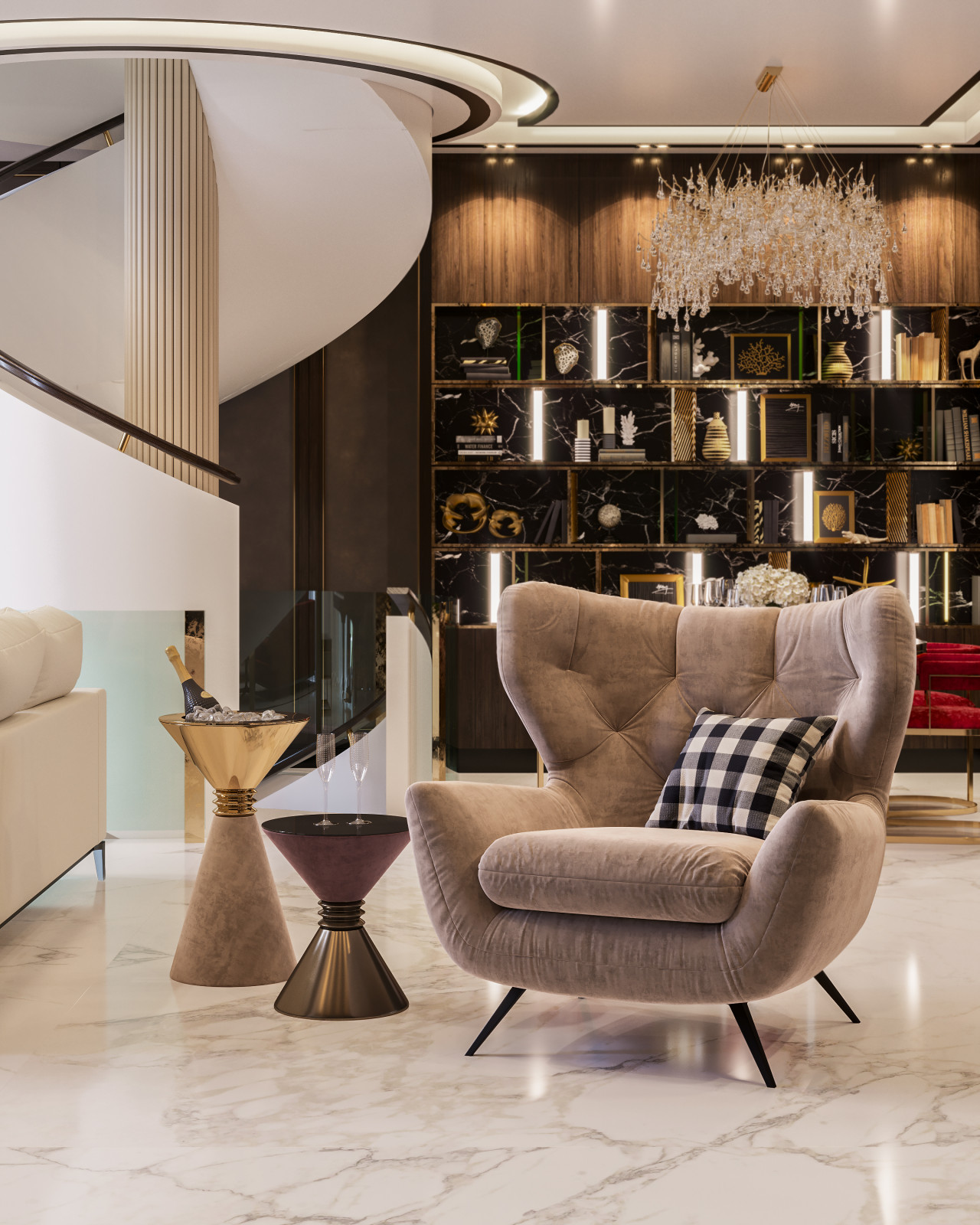 Гостиная в доме