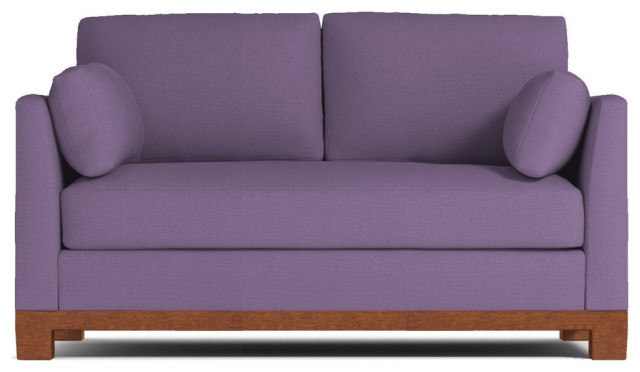Apt2B Avalon Apartment Size Sofa, Lavender Velvet, 57"x37"x30"