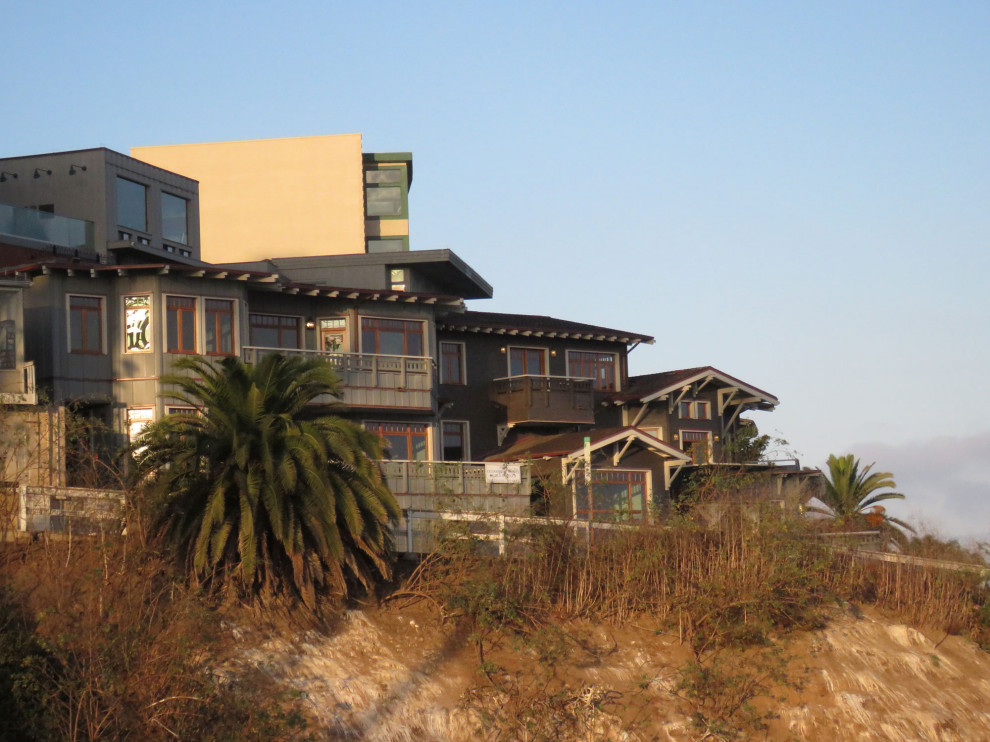 Design ideas for a beach style exterior in San Diego.