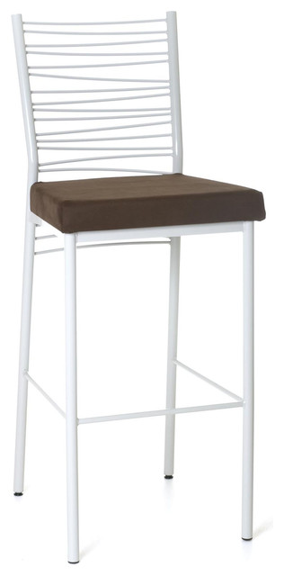 Amisco Crescent Non Swivel Stool 40123, 30 Inches (Bar Height)