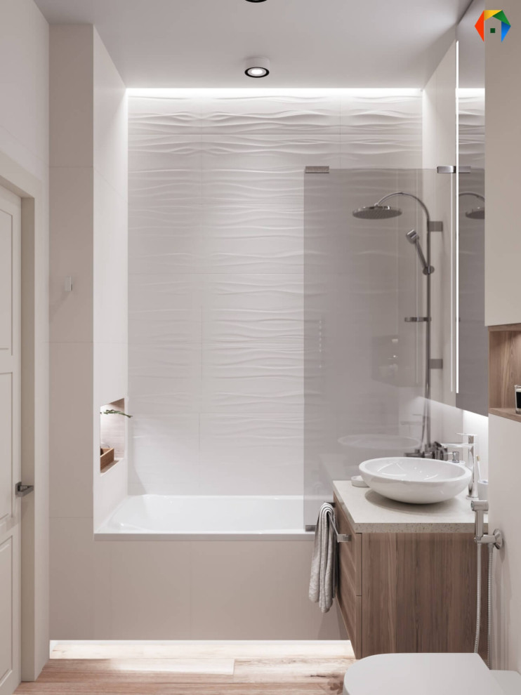 Серебрякова. Дизайн проект 2-х комнатной квартиры в новостройке