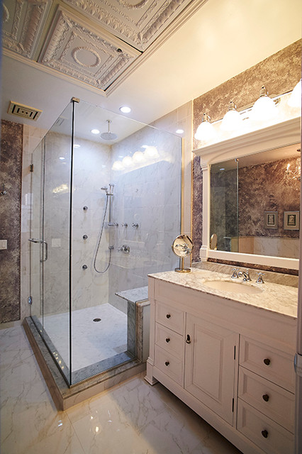 Master Bathroom Remodel In Downtown Chicago Shabby Chic Style