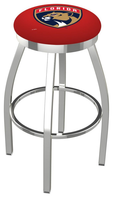 thumbnail image 2 of Florida Gators Double-Ring Bar Stool - 30 Inch Height With Chrome Finish & Official Team Logo 2 of 11