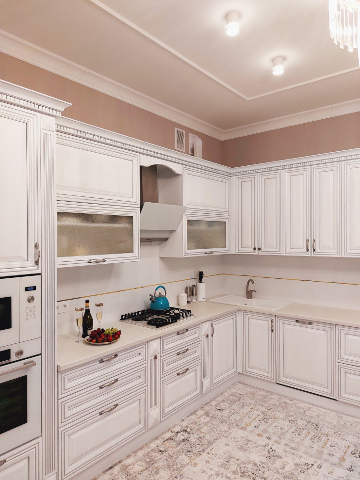 Реализация дизайн-проекта кухни в стиле современной классики