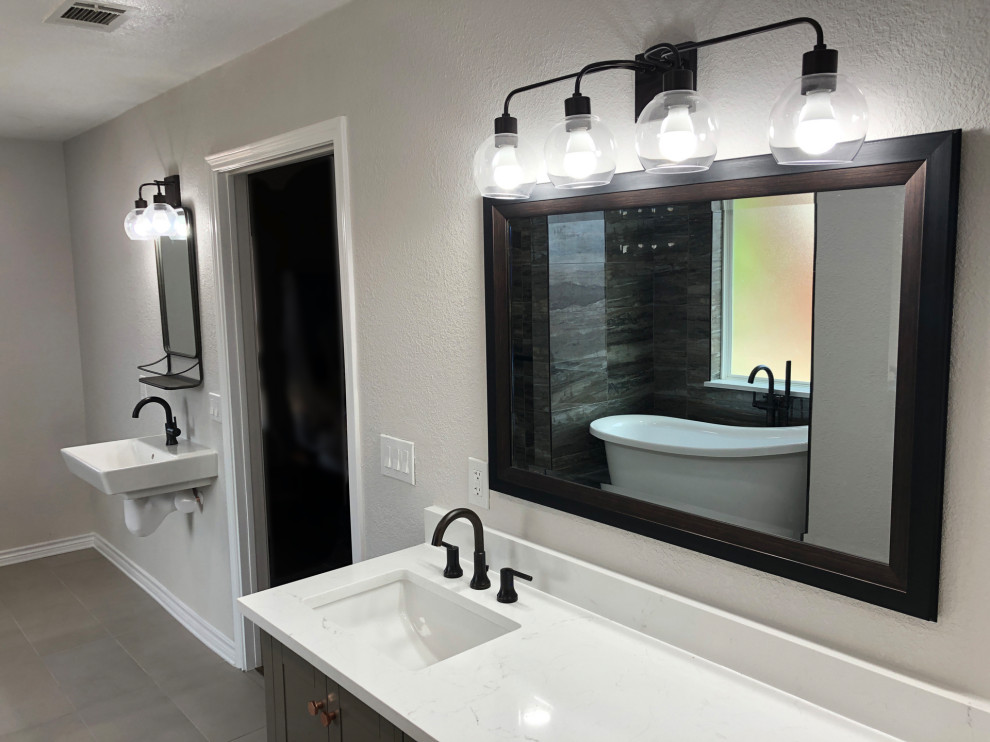 Bathroom - transitional bathroom idea in Austin
