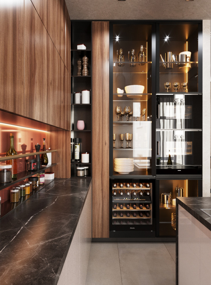 Кухня-гостиная в ЖК "Бульварный переулок"