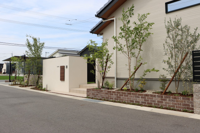 ＃050　奥へと誘う moderno-fachada