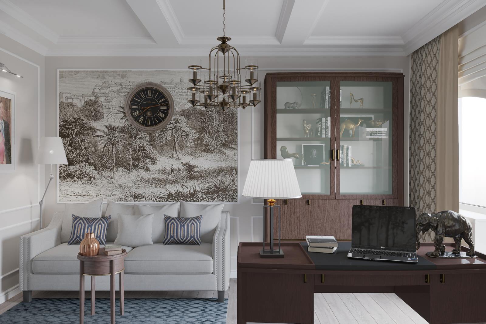 Дом в стеле современная классика