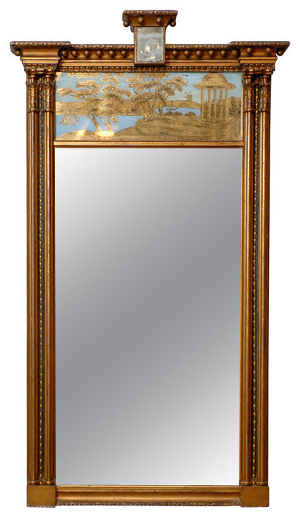 Consigned Regency Trumeau Mirror